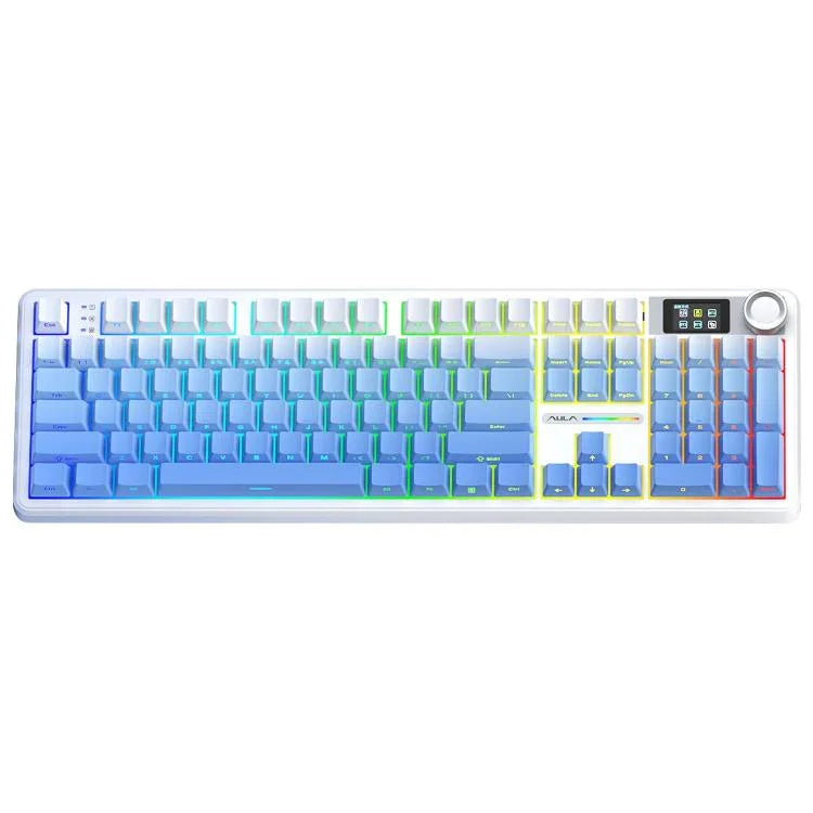 Clavier mécanique de jeu personnalisable AULA F108 Pro 108 touches filaire/2,4G/Bluetooth RGB