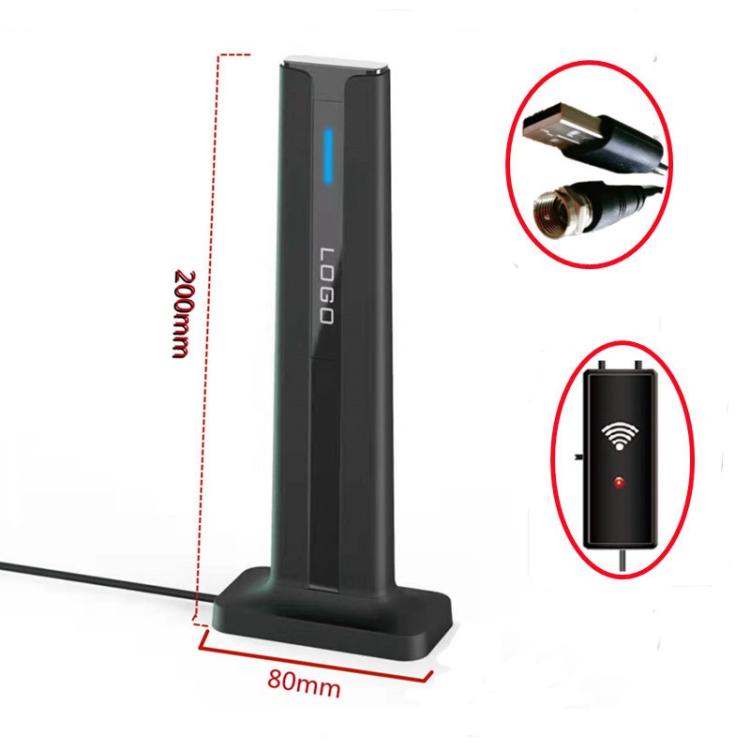 Antenne TV numérique 4K HD, récepteur d'antenne à ondes terrestres ATSC, ATSC