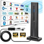 Antenne TV numérique 4K HD, récepteur d'antenne à ondes terrestres ATSC, ATSC