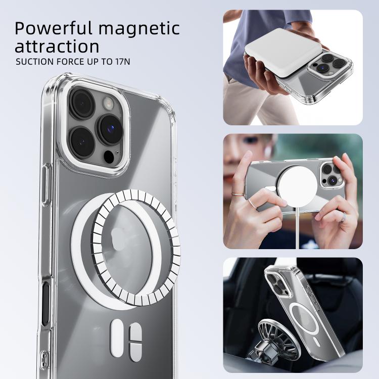 Coque de téléphone transparente ABEEL MagSafe avec anneau magnétique coloré anti-rayures, pour iPhone 13 Pro Max, pour iPhone 13 Pro, pour iPhone 13