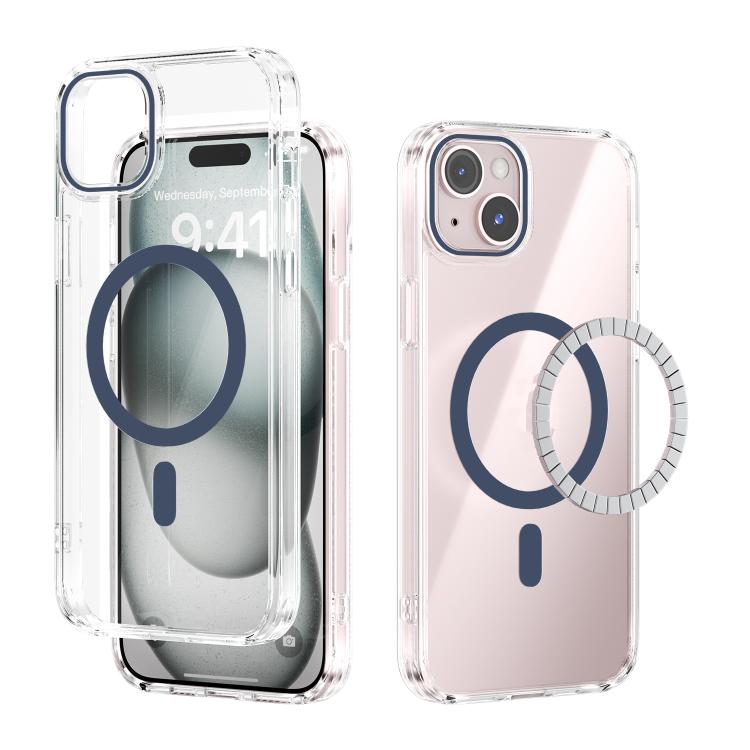 Coque de téléphone transparente ABEEL MagSafe avec anneau magnétique coloré anti-rayures, pour iPhone 13 Pro Max, pour iPhone 13 Pro, pour iPhone 13
