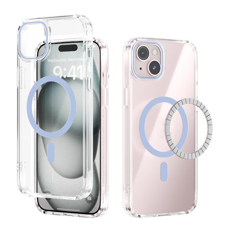 Coque de téléphone transparente ABEEL MagSafe avec anneau magnétique coloré anti-rayures, pour iPhone 13 Pro Max, pour iPhone 13 Pro, pour iPhone 13