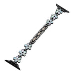 Bracelet de montre en métal xDfind motif pétale de soleil, compatible avec Apple Watch 42/44/45/46/49 mm et Apple Watch 38/40/41/S10 42 mm.
