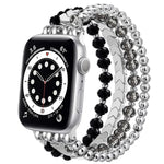 Bracelet de montre xDfind Arrow en métal orné de perles de cristal, compatible avec Apple Watch 42/44/45/46/49 mm et Apple Watch 38/40/41/S10 42 mm.