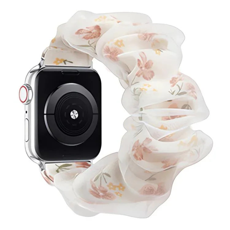 Bracelet de montre xDfind en organza hybride polyester double couche, compatible avec Apple Watch 42/44/45/46/49 mm et Apple Watch 38/40/41/S10 42 mm.