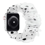Bracelet de montre xDfind en organza hybride polyester double couche, compatible avec Apple Watch 42/44/45/46/49 mm et Apple Watch 38/40/41/S10 42 mm.