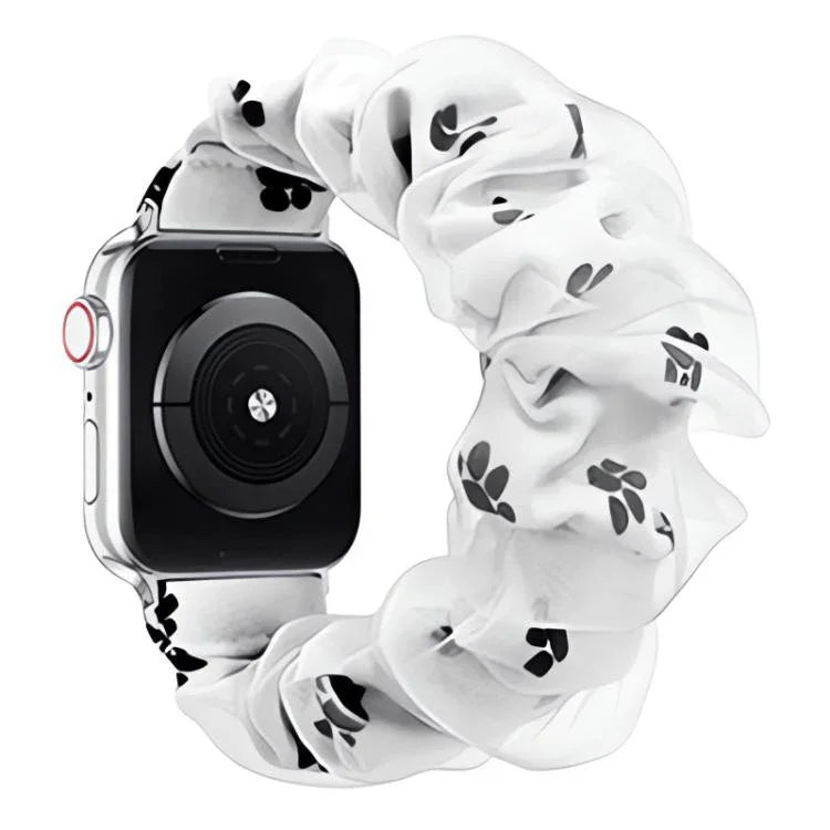 Bracelet de montre xDfind en organza hybride polyester double couche, compatible avec Apple Watch 42/44/45/46/49 mm et Apple Watch 38/40/41/S10 42 mm.
