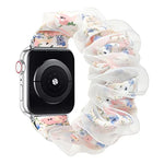 Bracelet de montre xDfind en organza hybride polyester double couche, compatible avec Apple Watch 42/44/45/46/49 mm et Apple Watch 38/40/41/S10 42 mm.