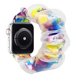 Bracelet de montre xDfind en organza hybride polyester double couche, compatible avec Apple Watch 42/44/45/46/49 mm et Apple Watch 38/40/41/S10 42 mm.