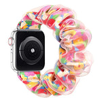 Bracelet de montre xDfind en organza hybride polyester double couche, compatible avec Apple Watch 42/44/45/46/49 mm et Apple Watch 38/40/41/S10 42 mm.