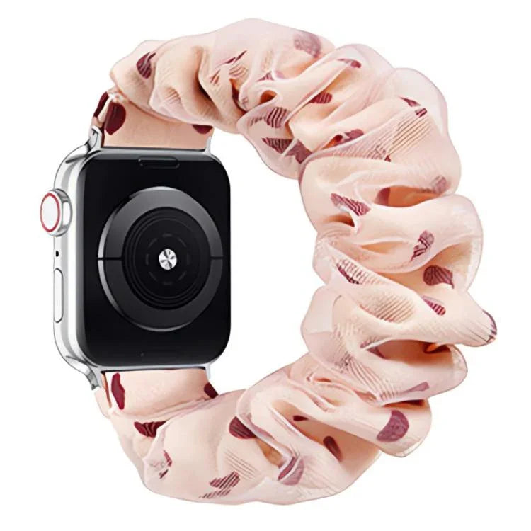 Bracelet de montre xDfind en organza hybride polyester double couche, compatible avec Apple Watch 42/44/45/46/49 mm et Apple Watch 38/40/41/S10 42 mm.