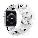 Bracelet de montre xDfind en organza hybride polyester double couche, compatible avec Apple Watch 42/44/45/46/49 mm et Apple Watch 38/40/41/S10 42 mm.