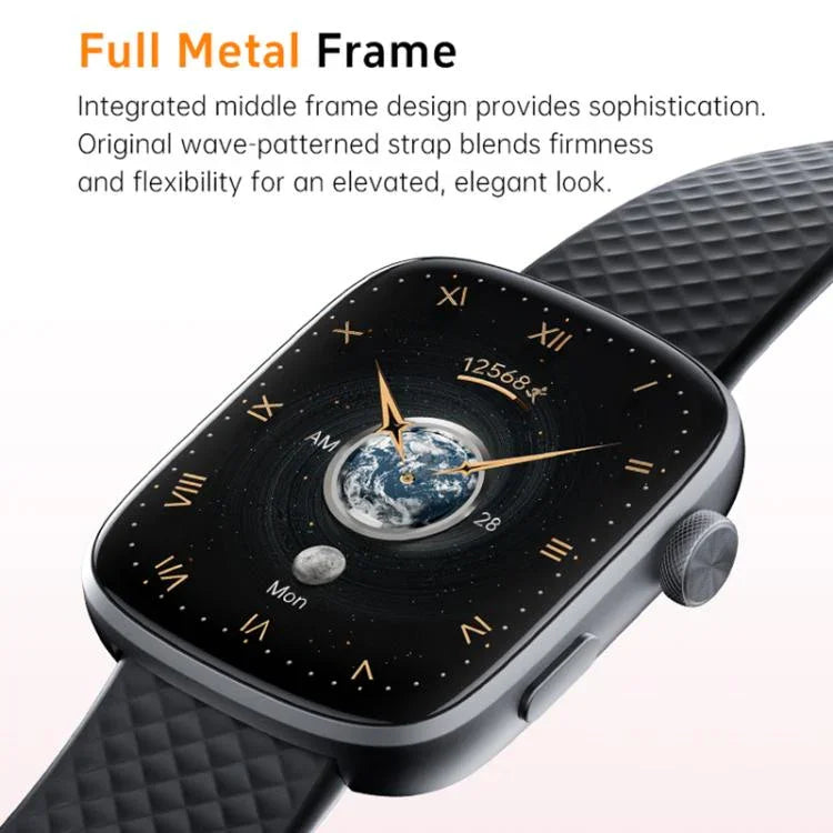 Montre connectée GTS8 avec écran AMOLED de 1,95 pouce, suivi d'activité physique et surveillance de la fréquence cardiaque