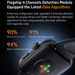 Montre connectée GTS8 avec écran AMOLED de 1,95 pouce, suivi d'activité physique et surveillance de la fréquence cardiaque