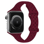 Bracelet de montre en silicone tressé avec boucle papillon xDfind, compatible avec Apple Watch 42/44/45/46/49 mm et Apple Watch 38/40/41/S10 42 mm.