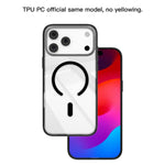 Coque de téléphone Mutural Soft Mist Series MagSafe PC Hybride TPU, Pour iPhone 17 Pro Max, Pour iPhone 17 Pro