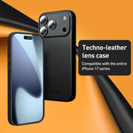 Coque de téléphone MagSafe en cuir QIALINO Technology, Pour iPhone 17 Pro Max, Pour iPhone 17 Pro, Pour iPhone 17, Pour iPhone Air