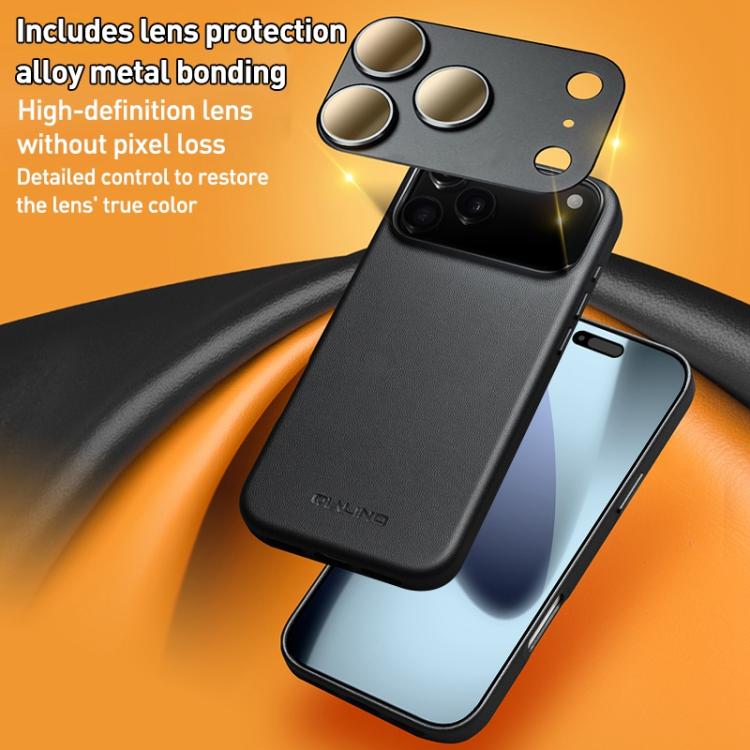 Coque de téléphone MagSafe en cuir QIALINO Technology, Pour iPhone 17 Pro Max, Pour iPhone 17 Pro, Pour iPhone 17, Pour iPhone Air