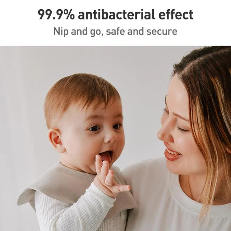 Bavoir en forme de pétale Benzdeer pour bébé, serviette anti-bave, vélo