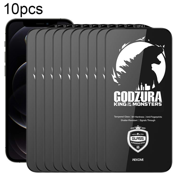 WK WTP-124 10pcs Film en verre trempé HD 6D incurvé à bord ultra-fin, Pour iPhone 17 Pro Max, Pour iPhone 17 Pro, Pour iPhone 16 Pro / 17, Pour iPhone Air, Pour iPhone 16 Pro Max, Pour iPhone 16 Plus / 15 Plus, Pour iPhone 16 / 15, Pour iPhone 15 Pro ...
