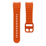 Bracelet de montre en silicone Wave Stitching avec film incurvé 3D, pour Samsung Galaxy Watch4 Classic 46 mm, pour Samsung Galaxy Watch4 Classic 42 mm, pour Samsung Galaxy Watch5 Active 40 mm, pour Samsung Galaxy Watch5 Active 44 mm