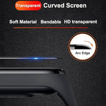 Bracelet de montre en silicone à couture ondulée avec film incurvé 3D, pour Samsung Galaxy Watch5 Pro 45 mm, pour Samsung Galaxy Watch5 40 mm, pour Samsung Galaxy Watch4 44 mm, pour Samsung Galaxy Watch4 40 mm