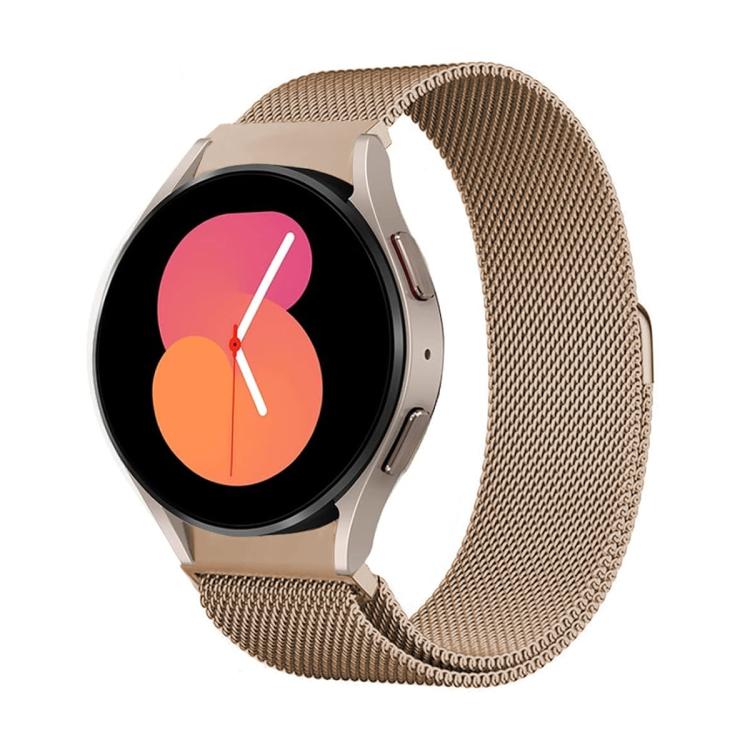Milanese Magnetic Stainless Steel Watch Band with 3D Curved Film, For Samsung Galaxy Watch6 Classic 43mm, For Samsung Galaxy Watch5 44mm, For Samsung Galaxy Watch5 Pro 45mm, For Samsung Galaxy Watch5 40mm, For Samsung Galaxy Watch4 44mm                ...