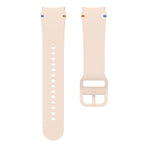 Bracelet de montre en silicone à couture unie avec film incurvé 3D, pour Samsung Galaxy Watch5 Pro 45mm, pour Samsung Galaxy Watch5 40mm, pour Samsung Galaxy Watch4 44mm, pour Samsung Galaxy Watch4 40mm
