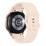 Bracelet de montre en silicone à couture simple avec film incurvé 3D, pour Samsung Galaxy Watch4 Classic 46mm, pour Samsung Galaxy Watch4 Classic 42mm, pour Samsung Galaxy Watch5 Active 40mm, pour Samsung Galaxy Watch5 Active 44mm