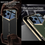 GKK Blade Phantom Plain Leather Phone Case, For iPhone 17 Pro Max, For iPhone 17 Pro
