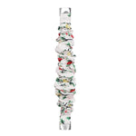 xDfind Polyester Elastic Wreath Watch Band For Fitbit Luxe, S, L
