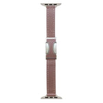 Bracelet de montre en cuir véritable lisse de 14 mm avec boucle magnétique, compatible avec les Apple Watch 46 mm / 49 mm / 45 mm / 44 mm et 42 mm / 41 mm / 40 mm / 38 mm.
