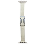 Bracelet de montre en cuir véritable lisse de 14 mm avec boucle magnétique, compatible avec les Apple Watch 46 mm / 49 mm / 45 mm / 44 mm et 42 mm / 41 mm / 40 mm / 38 mm.