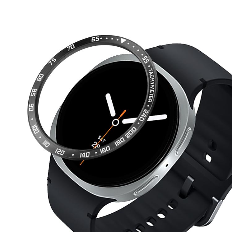 Cadre de protection pour montre connectée en métal, Style : E, Pour Samsung Galaxy Watch8 Classic 46 mm, Pour Samsung Galaxy Watch8 44 mm, Pour Samsung Galaxy Watch8 40 mm