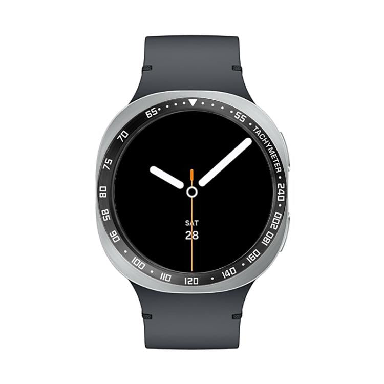 Cadre de protection pour montre connectée en métal, Style : E, Pour Samsung Galaxy Watch8 Classic 46 mm, Pour Samsung Galaxy Watch8 44 mm, Pour Samsung Galaxy Watch8 40 mm