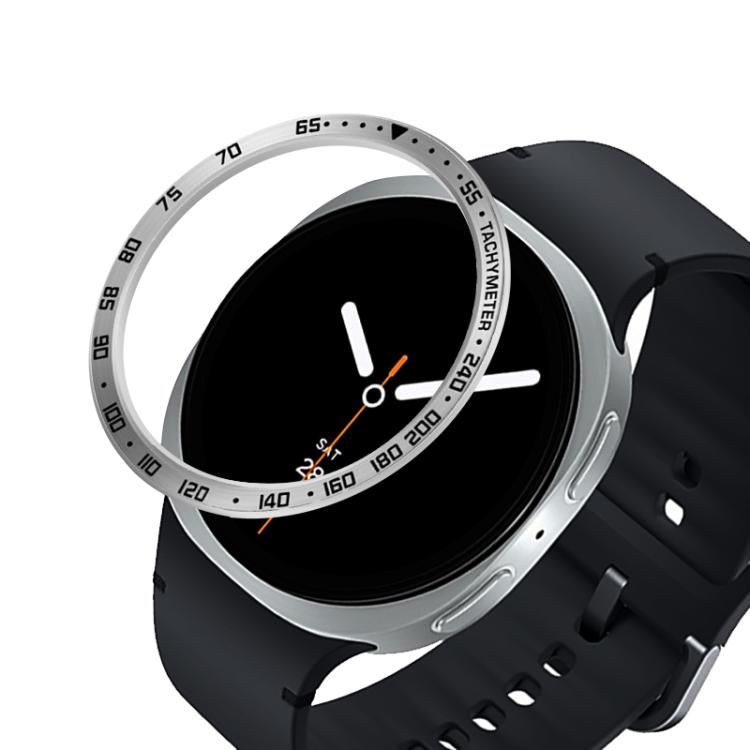 Cadre de protection pour montre connectée en métal, Style : E, Pour Samsung Galaxy Watch8 Classic 46 mm, Pour Samsung Galaxy Watch8 44 mm, Pour Samsung Galaxy Watch8 40 mm