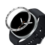 Cadre de protection pour montre connectée en métal, Style : E, Pour Samsung Galaxy Watch8 Classic 46 mm, Pour Samsung Galaxy Watch8 44 mm, Pour Samsung Galaxy Watch8 40 mm