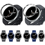 Cadre de protection pour montre connectée en métal, Style : E, Pour Samsung Galaxy Watch8 Classic 46 mm, Pour Samsung Galaxy Watch8 44 mm, Pour Samsung Galaxy Watch8 40 mm