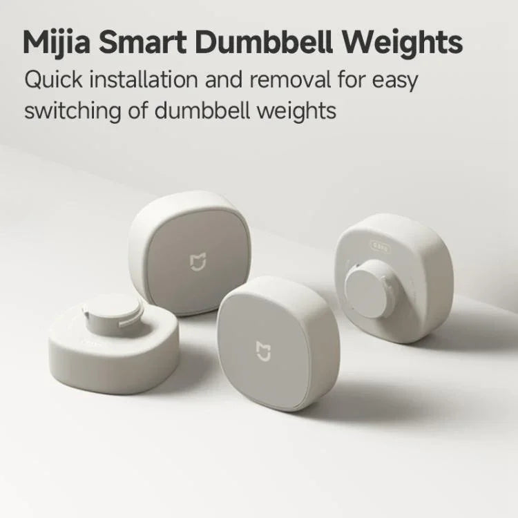 4 pièces/ensemble Poids d'haltère intelligent original Xiaomi Mijia, Poids d'haltère intelligent Xiaomi Mijia