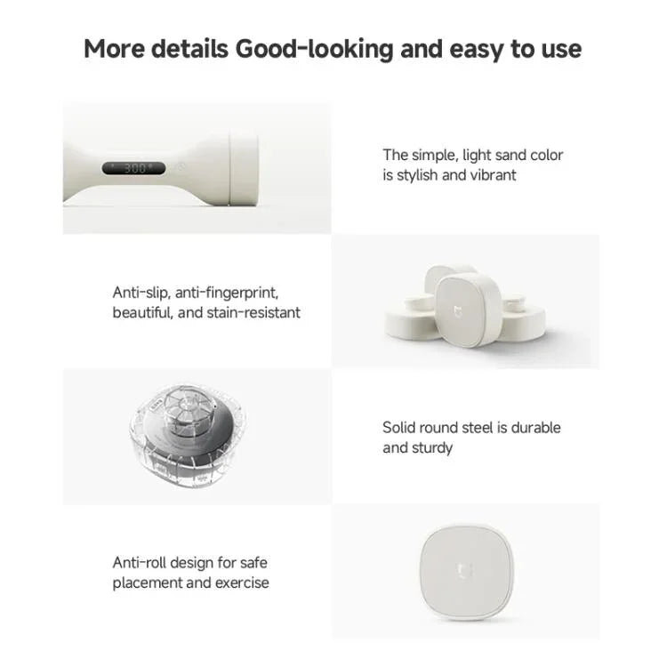 4 pièces/ensemble Poids d'haltère intelligent original Xiaomi Mijia, Poids d'haltère intelligent Xiaomi Mijia