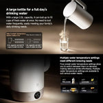 Bouilloire électrique Xiaomi Mijia 2,0 L 1800 W à température constante 3 Pro, prise chinoise