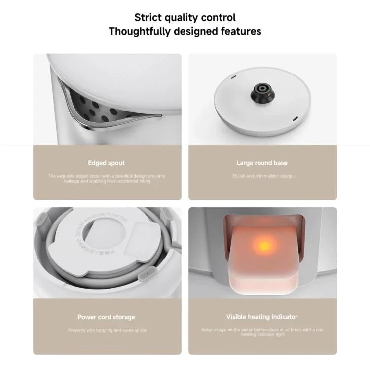 Bouilloire électrique Xiaomi Mijia 1,7 L 1800 W S1, prise CN