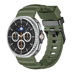 Bracelet de montre en silicone Wild Path à boucle noire, pour Samsung Galaxy Watch8 / Watch8 Classic