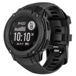 xDfind Quick Release Plastic Connector Solid Color Silicone Watch Band, For Garmin Instinct 2X