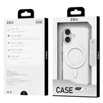 Coque de téléphone ZGA Magsafe avec boutons métalliques, en PC hybride transparent et TPU, pour iPhone 17 Pro Max, pour iPhone 17 Pro, pour iPhone 17