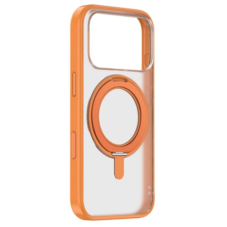 Coque de Téléphone ZGA Feitian 360 Rotation Holder Magsafe PC Hybrid TPU, Pour iPhone 17 Pro, Pour iPhone 17 Pro Max