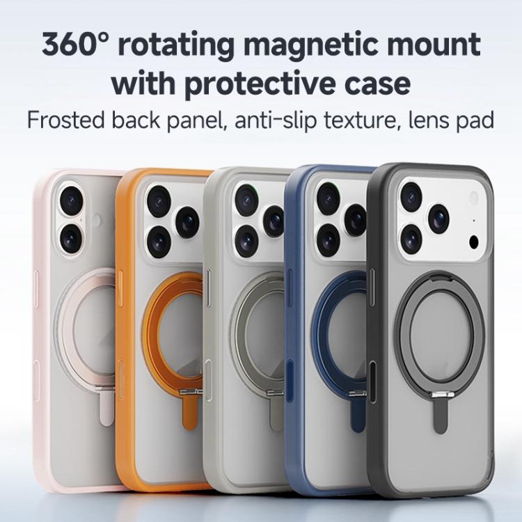 Coque de Téléphone ZGA Feitian 360 Rotation Holder Magsafe PC Hybrid TPU, Pour iPhone 17 Pro, Pour iPhone 17 Pro Max