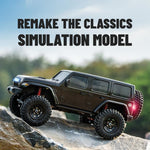 Voiture Télécommandée JJR/C C8801 Pro Édition Guerrier Noir Wrangler Simulation d’Escalade