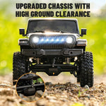 Voiture Télécommandée JJR/C C8801 Pro Édition Guerrier Noir Wrangler Simulation d’Escalade