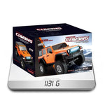 Voiture Télécommandée JJR/C C8801 Pro Édition Guerrier Noir Wrangler Simulation d’Escalade